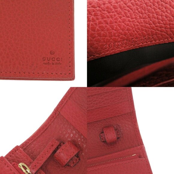GUCCI Red Leather Wallet - Picture 10 of 11